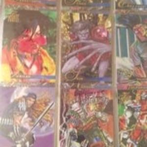 1994 1995 marvel flair annual sets